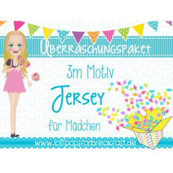 Jersey MOTIVstoff Überraschungspaket Mädchen 3m